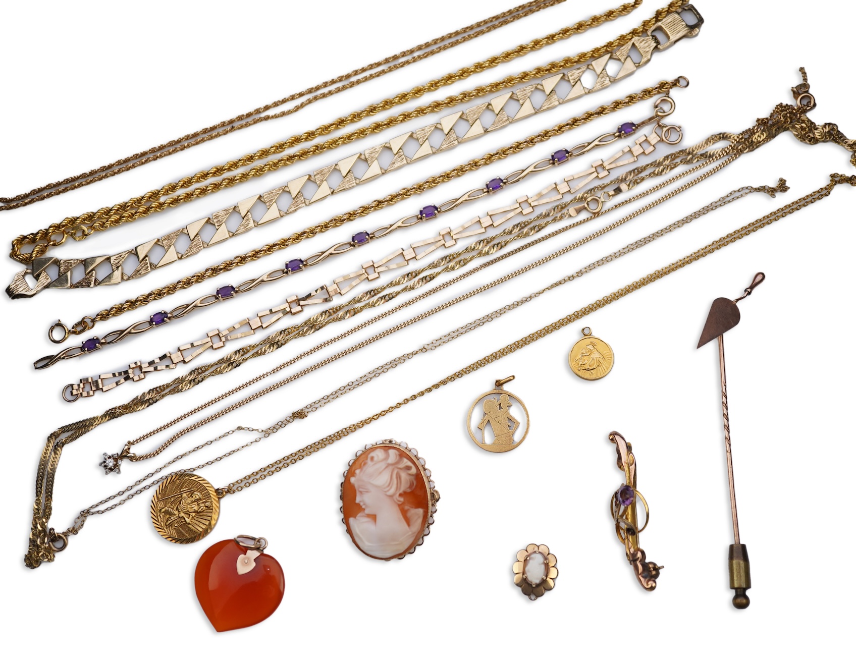 A collection of jewels
